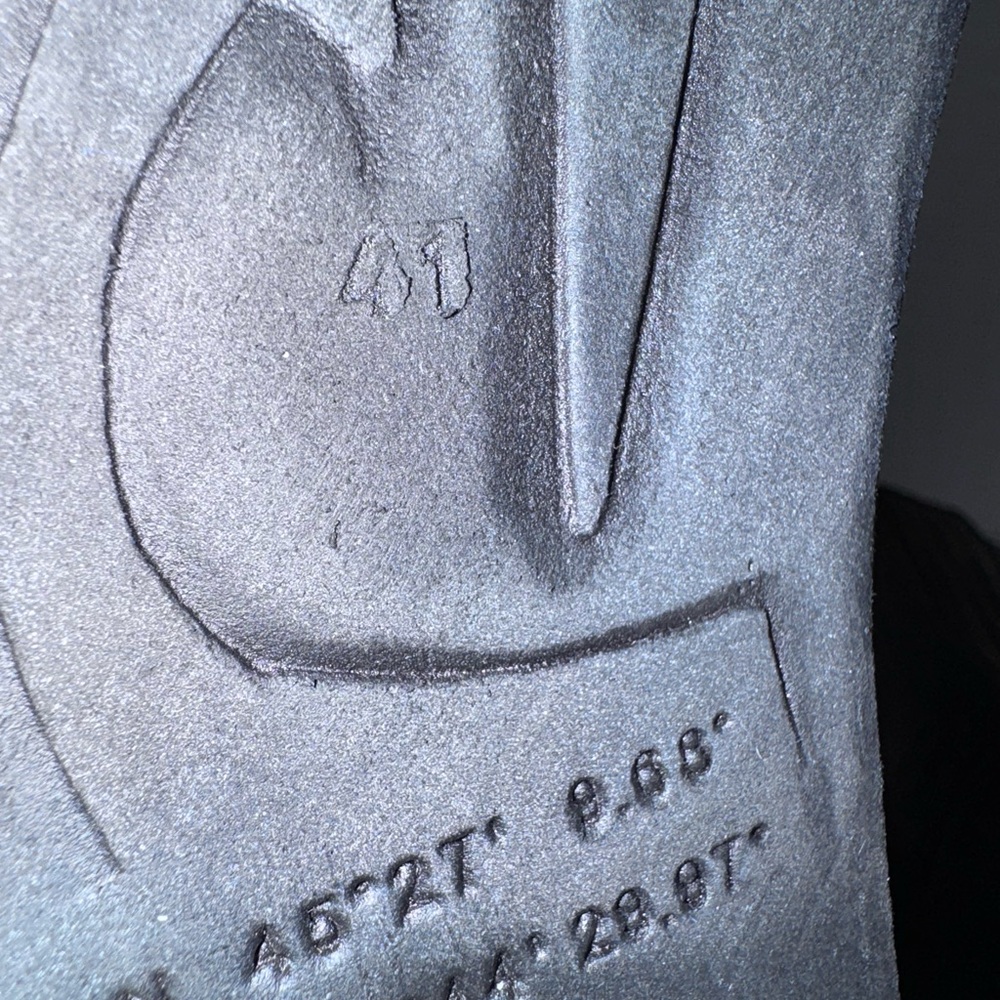A.S.98 Lorrie Black Open Toe Bootie 41=9.5-10 US - Picture 6 of 6